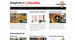 Desktop Screenshot of cablesafe.com