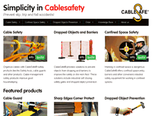 Tablet Screenshot of cablesafe.com